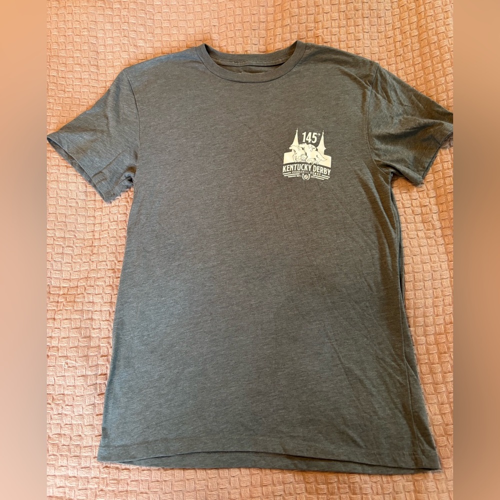 Vineyard Vines 145th Kentucky Derby Men’s Gray Short Sleeve Tee Size XS
